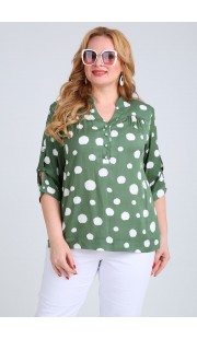 Блузка Mamma moda м-479 зеленые тона