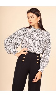 Блузка Faufilure м461 молочные тона