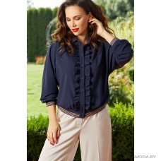 Блузка Teffi style 1534 синий