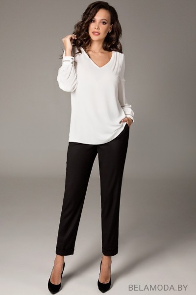 Блузка Teffi style 1475 молочный