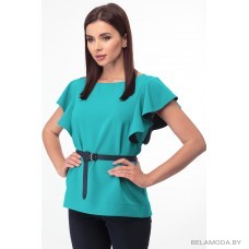 Блузка Anelli 280 бирюза