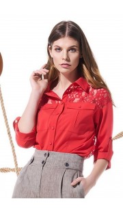 Блузка SoLei 3084 красный