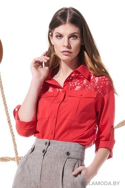 Блузка SoLei 3084 красный