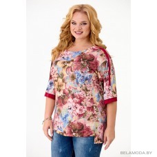 Блузка Anelli 381-1 розовый Блузка Anelli 381-1 розовый