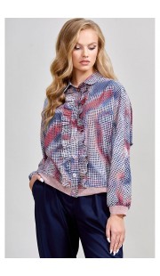 Блузка Teffi style 1534 голограмма