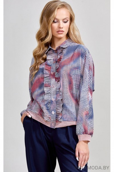 Блузка Teffi style 1534 голограмма