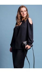 Блузка S. Malich 11111-3 черный