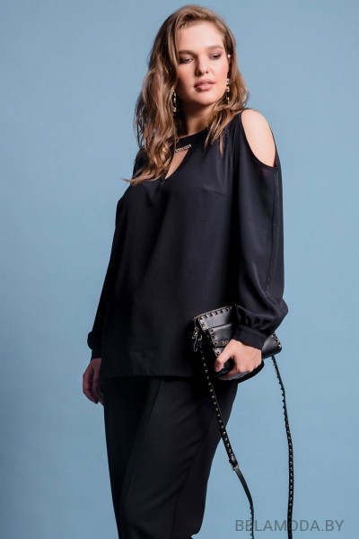 Блузка S. Malich 11111-3 черный