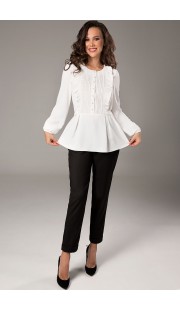 Блузка Teffi style 1471 молочный