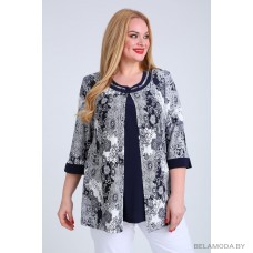Блузка Mamma moda м-36 синие тона Блузка Mamma moda м-36 синие тона