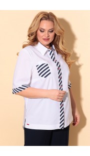 Блузка TricoTex Style 1521б белые тона