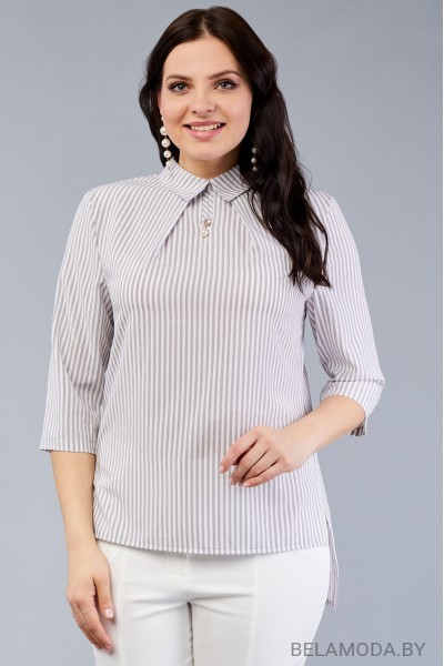 Блузка Emilia 475/3 серый