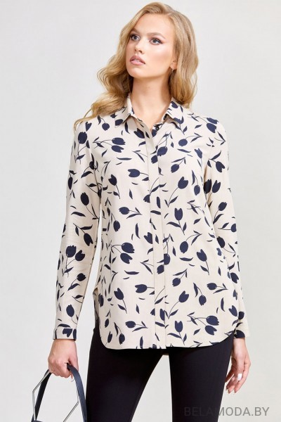Блузка Teffi style 1596 бежевый