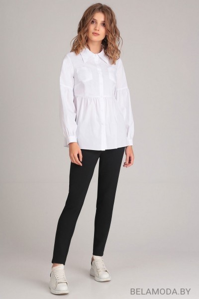 Блузка Denissa Fashion 1158 белый