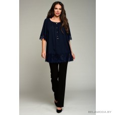 Блузка Teffi style 1353 синий