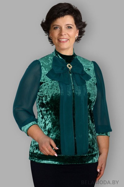 Блузка Таир-Гранд 62295 изумруд