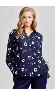 Блузка Teffi style 1597 синий