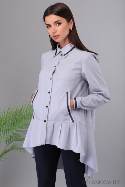 Блузка Denissa Fashion 1321 голубые тона