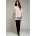 Блузка Teffi style 1353 бежевые тона