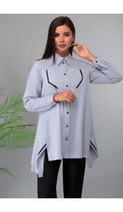 Блузка Denissa Fashion 1319 голубые тона