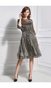Платье Bazalini 3268 черный с золотом