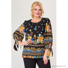 Блузка Svetlana Style 1737 черный+узор Блузка Svetlana Style 1737 черный+узор