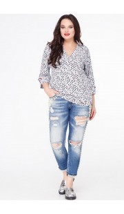 Блузка Erika Style 594-1 серые тона