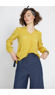 Блузка Elletto 3345 охра