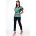 Блузка Anelli 280 зеленый