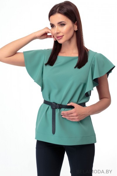 Блузка Anelli 280 зеленый