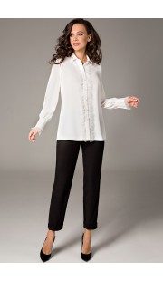 Блузка Teffi style 1472 молочный