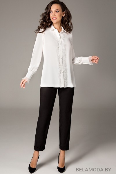 Блузка Teffi style 1472 молочный