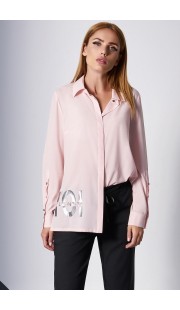 Блузка DiLiaFashion 0145-1 "пудра"