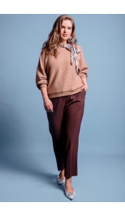 Брюки S. Malich 11122-1 сливовый