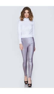 Брюки Denissa Fashion 1124 сиреневый