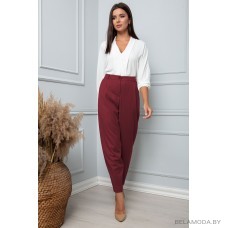 Брюки SandyNa 13859 вишневый Брюки SandyNa 13859 вишневый