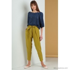 Брюки Denissa Fashion 867 горчица
