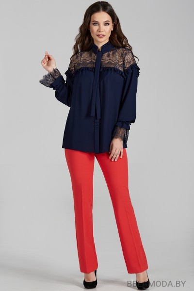 Брюки Teffi style 1302 красный