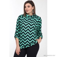 Джемпер Lady Style Classic 2333/1 мятный с чернильным