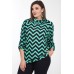 Джемпер Lady Style Classic 2333/1 мятный с чернильным