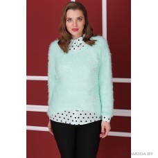 Джемпер Michel Chic 740 светло бирюзовый