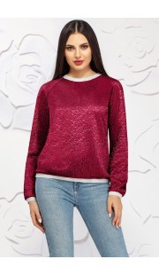 Джемпер Ivelta plus 885 бордо