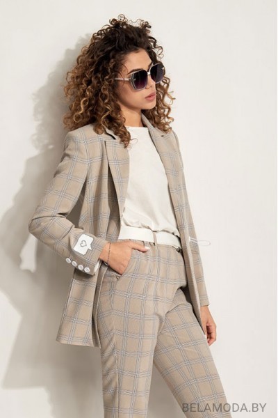Жакет Сч@стье 7207-1 серо-коричневые тона