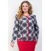Жакет TricoTex Style 1855ж серо-красные тона Жакет TricoTex Style 1855ж серо-красные тона