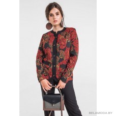 Жакет Elletto 3307 красные тона
