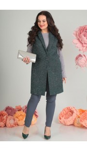 Жилет SandyNa 13549 зеленый