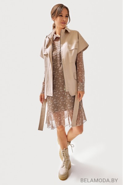 Жилет FoxyFox 1295 бежевый