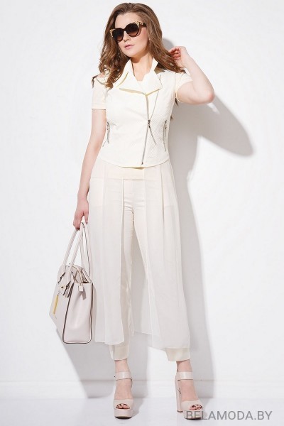 Жилет Anna Majewska 1081 бело молочный