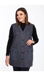 Жилет Lady Style Classic 2356 Синие тона