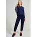 Жилет Teffi style 1606 синий Жилет Teffi style 1606 синий